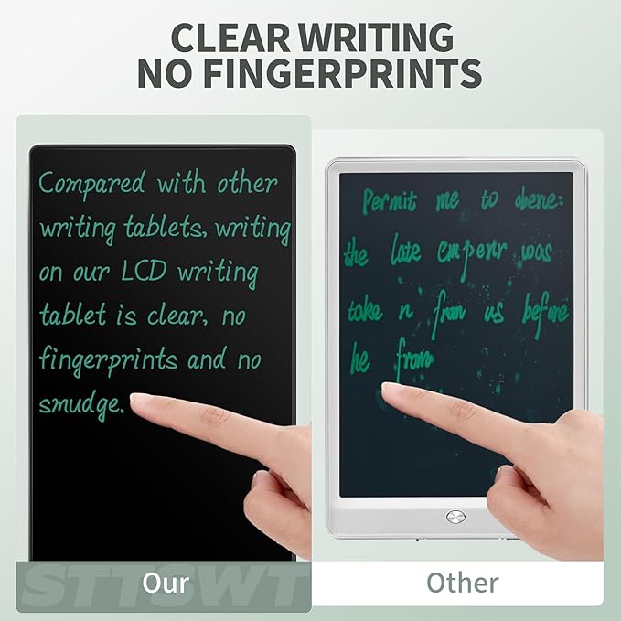 LCD Writing Tablet for Adults: Mini 6.5 Inch Full Screen Reusable Digital Notepad Lightweight Portable Use for Office Study Teaching