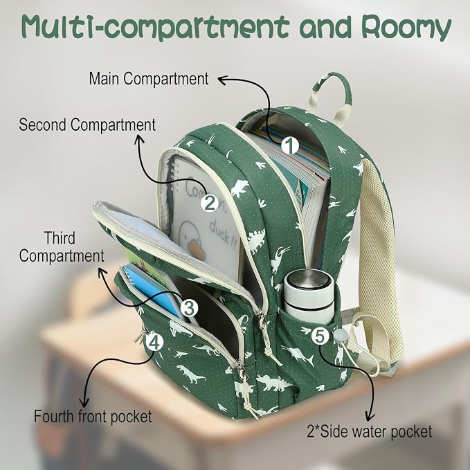 LOIDOU Backpack for Girls School Backpacks Bookbags for Elementary Middle School Women Laptop Backpacks