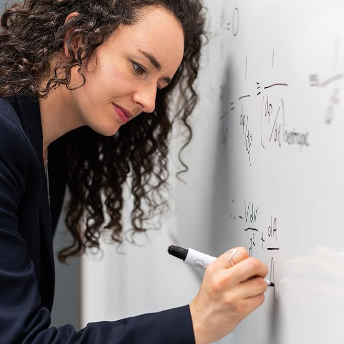 White Board Dry Erase-Whiteboard for Wall-Whiteboard Paper Peel Stick and Roll with 2 Dry Erase Markers-Adhesive Dry Erase Board for Office/Classroom/Fridge/Desk/Glass/Door(17.3''X78.7'' White)