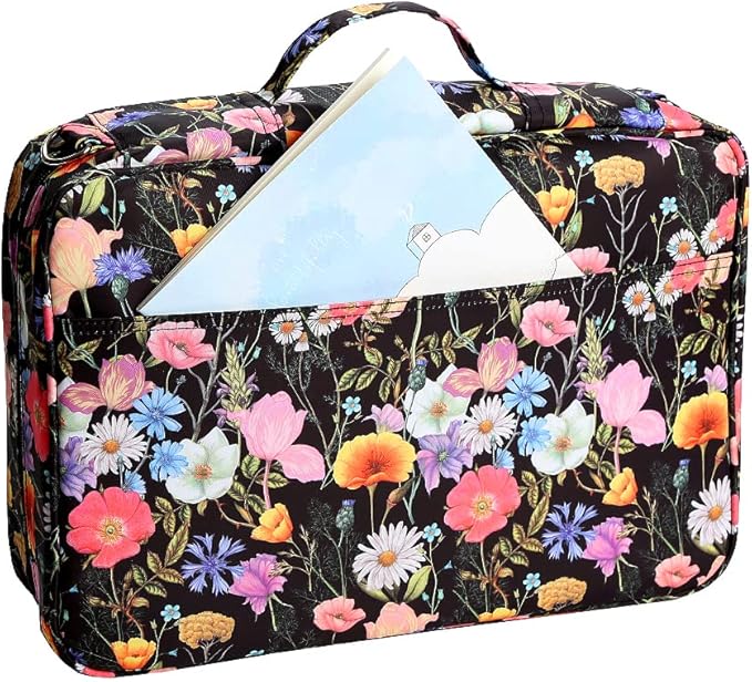 Lbxgap Portable Colored Pencil Case Holds 480 lots Pencils or 320 to 328 Gel Pens Large Capacity Pencil Organizer with Handle Strap Handy for Colored Pencils & Gel Pen