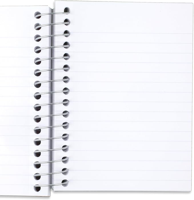 Five Star Spiral Notebook, 6 Pack, College Ruled Paper, Fat Lil' Pocket Notebooks, 3-1/2" x 5-1/2", 200 Sheets, Assorted Colors (38027)
