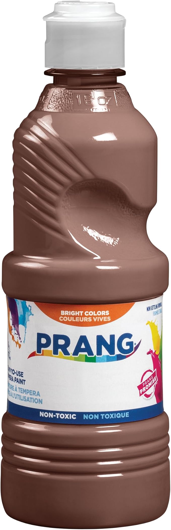 Prang Ready-to-Use Tempera Paint, Brown, 16 Oz., 1 Count