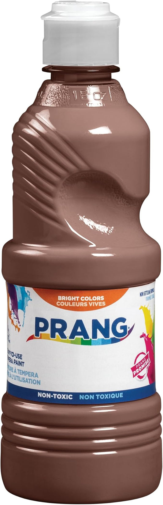 Prang Ready-to-Use Tempera Paint, Brown, 16 Oz., 1 Count