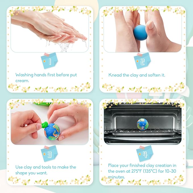 Air Dry Clay 36 Colors,Magic Clay Modeling Clay,DIY Molding Magic Clay