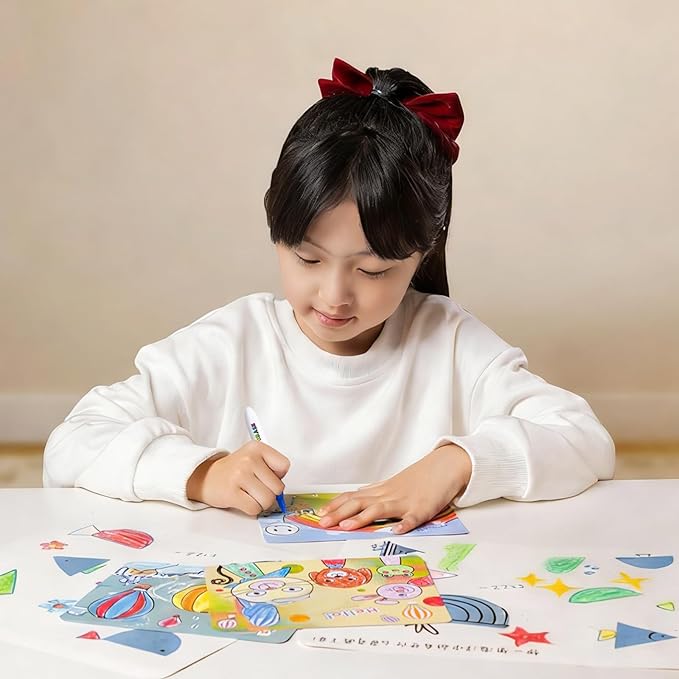 Mini Dry Erase Markers for Kids, Small 12 Colored Non-Toxic Fine Tip White board Markers, Low-Odor Whiteboard Markers Set for Classroom, Home & School Art Supplies (12 Pack)