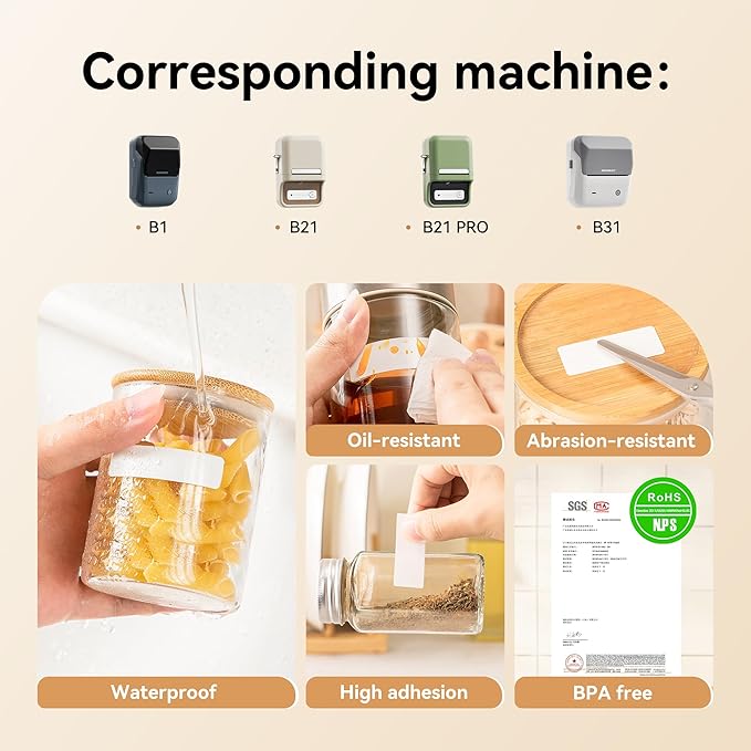 NIIMBOT 3 Rolls Switch Labels for B1 B21 B3S B21Pro Label Maker, Light Switch Labels Stickers for House/School/Office