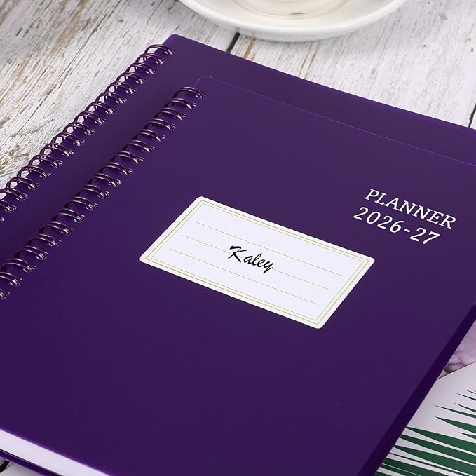Planner 2026-2027 - July 2026 - June 2027, 2026-2027 Planner Weekly and Monthly, Academic Planner, Calendar Planner with Colorful Tabs, 6.25" × 8.3", Strong Twin-Wire Binding, Back Pocket, Holidays