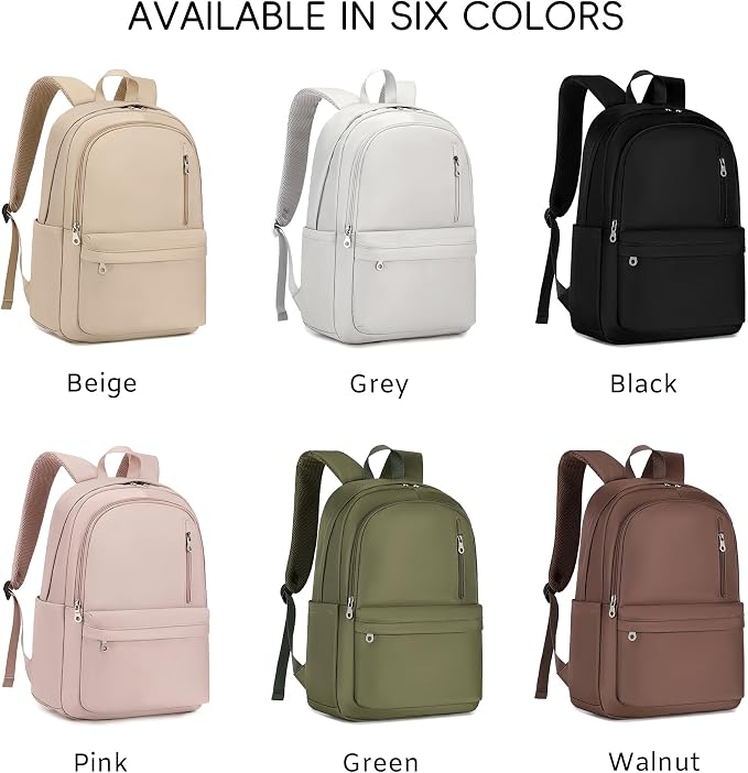 BAGOK Lightweight Nylon Backpack for Women & Men – Foldable, Large Capacity, Ideal for School, Travel & Work