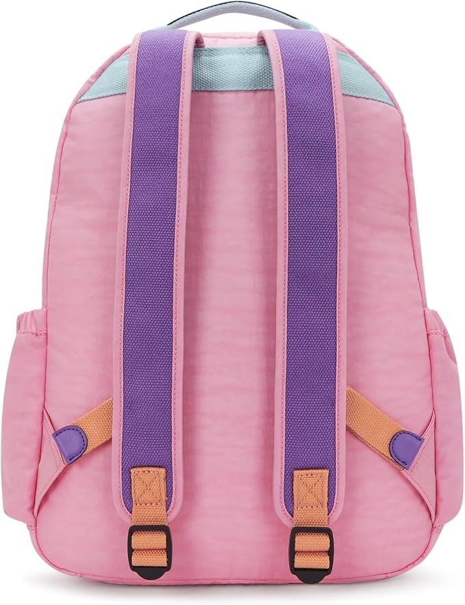 Kipling Women's Seoul 15" Laptop Backpack, Durable, Roomy with Padded Shoulder Straps, Built-In Protective Sleeve