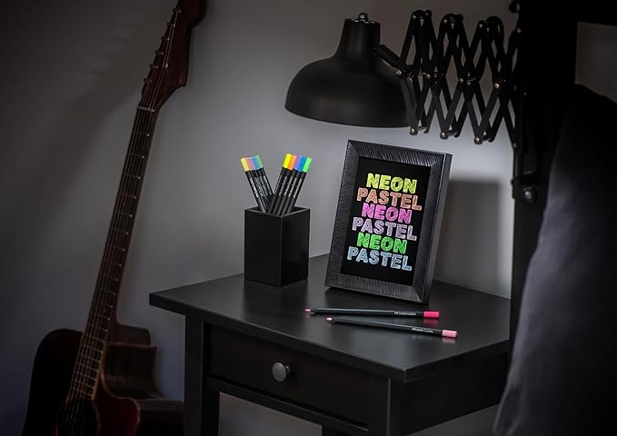 Faber-Castell Black Edition Colored Pencils, Neon & Pastel, Spring Craft Supplies