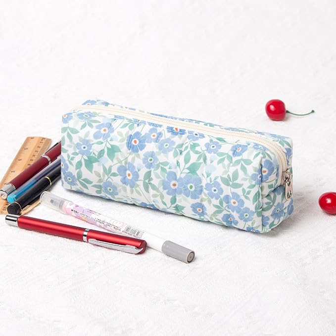 Pencil Case Pen Case Office College School Storage Bag Pouch Holder Box Organizer Makeup Pouch Cosmetic Bag Aesthetic Cute Pencil Case for Girls Boys Kids (Y)