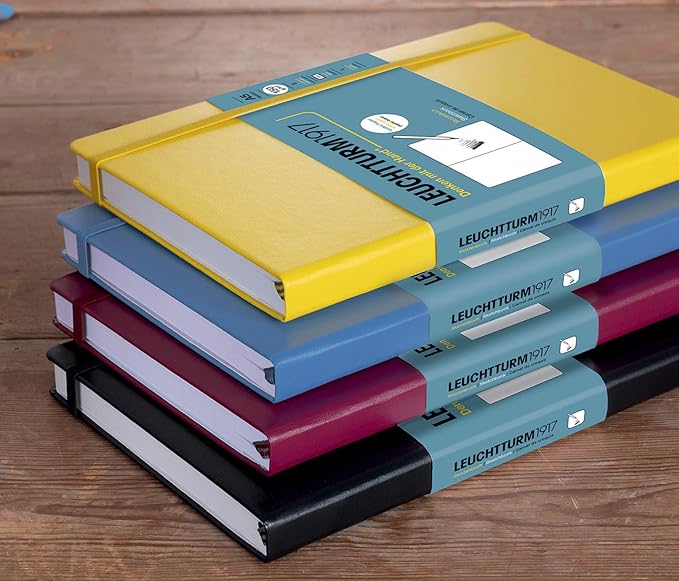 Leuchtturm1917 - Master A4 Hardcover Sketchbook (Black) - 112 Pages of 150g/m² Paper