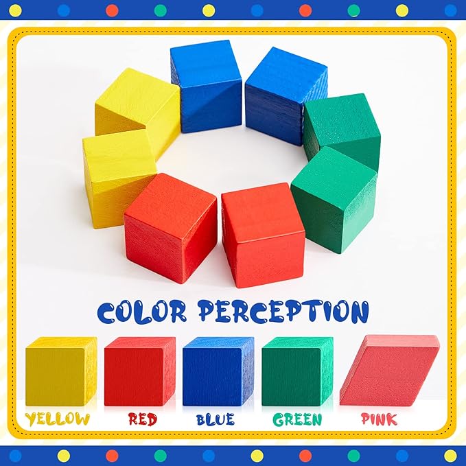 Deekin 70 Pcs Wood Geometric Solid Mini 3D Shapes Wooden Block Bulk for Teaching Classroom Manipulatives Elementary Shape Block for Geometry Math Kindergarten Preschool Learning (Geometry)