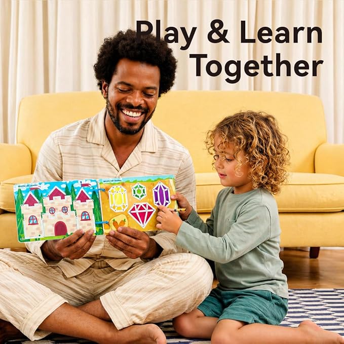 Dohoho Reusable Tracing Book for Kids Ages 3-5, 30 Pages Farm-Themed Line Tracing & Pen Control Workbook, Wipe Clean Educational Travel Toy with Dry-Erase Markers for Preschool Learning Activities