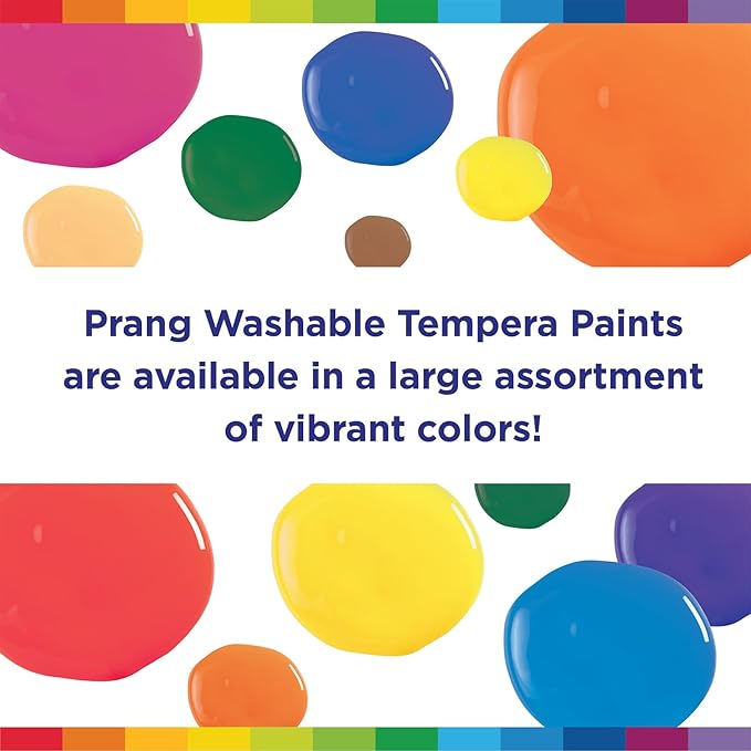 Prang Washable Tempera Paint, Red, 16 Oz., 1 Count