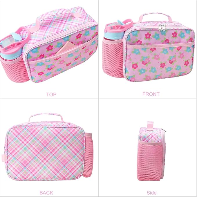 RHCPFOVR Kids Lunch Bag - Insulated Lunch Box for Boys Girls,Washable Lunch Bag and Reusable Toddler Leak-proof Lunchbox for School and Daycare