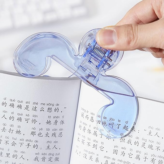 Transparent Book Holder with 12 Degree for Effortless Reading and Reduced Eye Strain