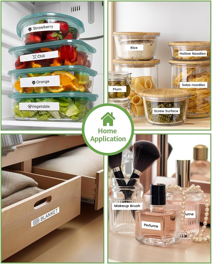 3-Pack Compatible with DYMO Label Maker Refills White Paper Tape | 91330 12mm x 4m (1/2" x 13') Label Maker Tape Replacement for Dymo Letratag Label Maker LT-100T LT-100H 200B