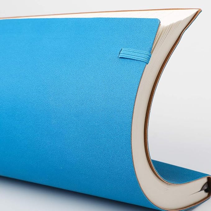 AHGXG Lined Journal Notebook, 408 Numbered Pages, A5 Size (5.7'' x 8.3'')