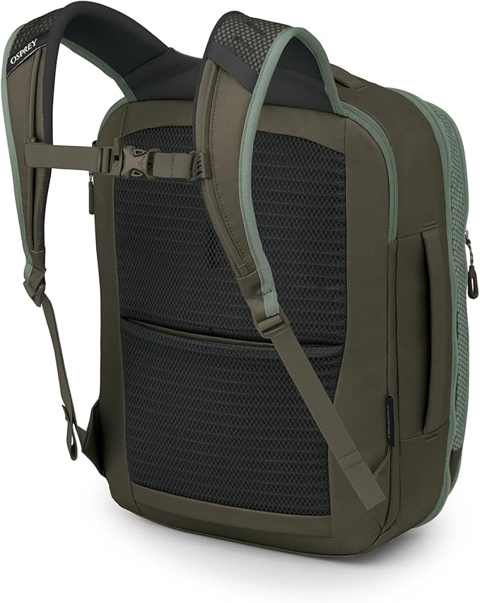 Osprey Transporter 26+6 Travel Pack - Expandable Personal Item Backpack with Laptop Sleeve - Lightweight Daypack, Pine Leaf Green
