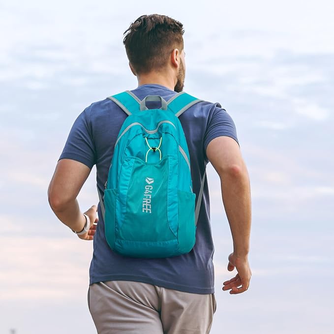 G4Free 24L Lightweight Packable Hiking Backpack Sport Travel Daypack Water Resistant for Women Men | Water Resistant Material, 11.4*7.9*18.5 in, Outdoor Sports, Travel, Hiking, Day trips, Cycling, Daily Use, Foldable Backpack