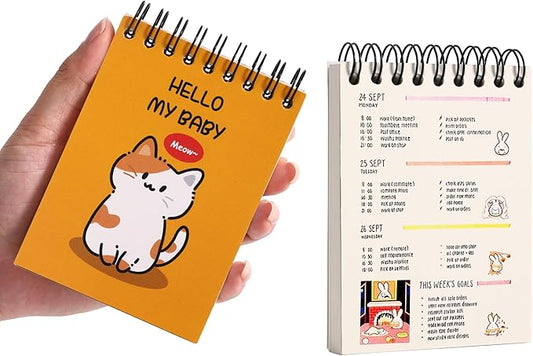 Small Steno Pads 3.1" x 4.3" Blank Pocket Spiral Notepads Small Cute Spiral Note Pads Blank Pages Notebook No Lines Top Spiral Notebook 3.1" x 4.3" Unlined Little Memo Steno Note Pads Nursing Notepad for Work, School, Office, Nurse, Travel (Cute Colors...