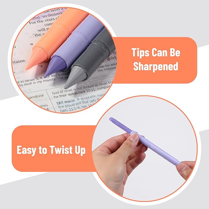 Mr. Pen- No Bleed Gel Highlighters, Ethereal Pastel, 14 Pack, Bible Highlighters and Pens No Bleed, Bible Markers for Study, Journaling, School Supplies and Accessories