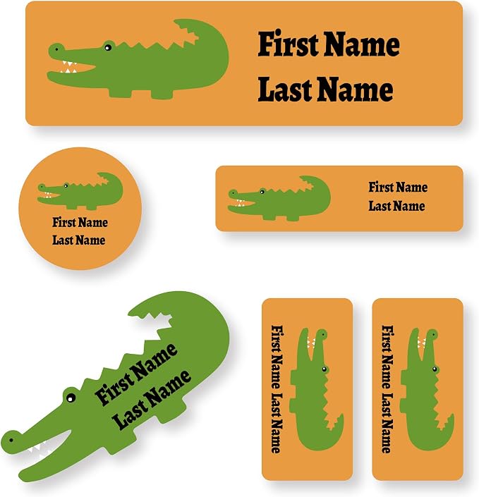 Personalized Daycare Name Labels for Kids (76 Labels) - Custom Durable Waterproof Name Stickers for Clothing Tags, Water Bottles, Lunch Boxes, and School Supplies - Dishwasher, Washer