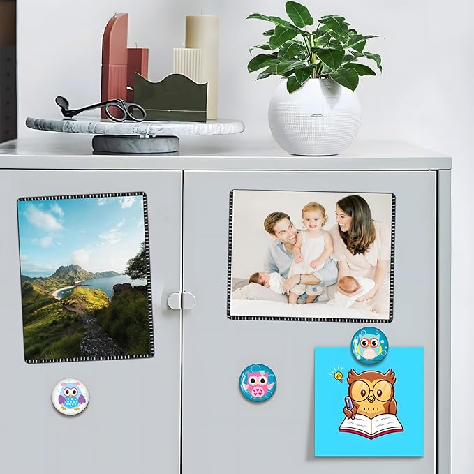 CHUNNIAO Magnetic Frame 8.5x11 for Letter Size Paper Document Holders 3PCS