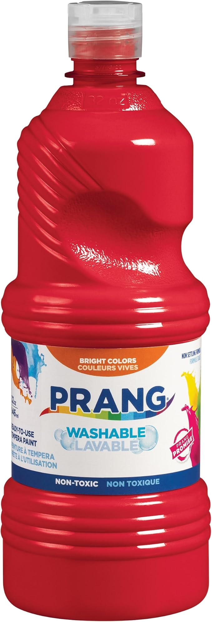 Prang Washable Tempera Paint, Red, 32 Oz., 1 Count