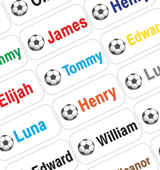 Personalized Name Labels for Kids – 60 Waterproof Peel-and-Stick Labels for Clothes, Lunch Boxes, Water Bottles, Laundry Bags – Durable, Dishwasher & Microwave Safe, Perfect for Camp, Daycare, School