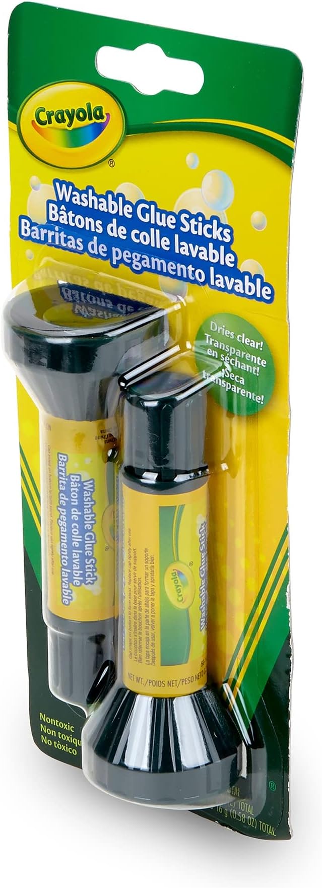Crayola Glue Stick Set, School Supplies, 2 Count, Each .29oz
