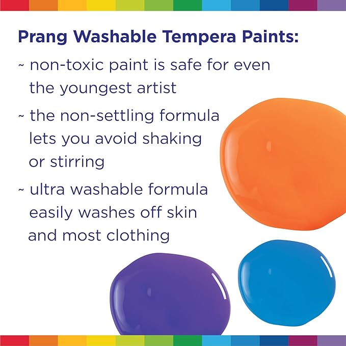 Prang Washable Tempera Paint, Magenta, 16 Oz., 1 Count