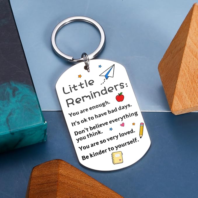 School Supplies for Kids First Day of School Gifts Back to Schools Supplies for Teen Girls Boys off to College Gifts for Him Her College Dorm Room Essentials for Guys White Elephant Keychain Christmas
