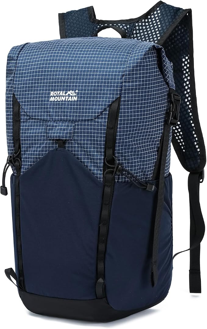 20l Hiking Backpack For Women&Men, Water Resistant Daypack Backpacks, Foldable & Packable Hiking Backpack, Lightweight Small Daypack For Travel Camping (Blue)