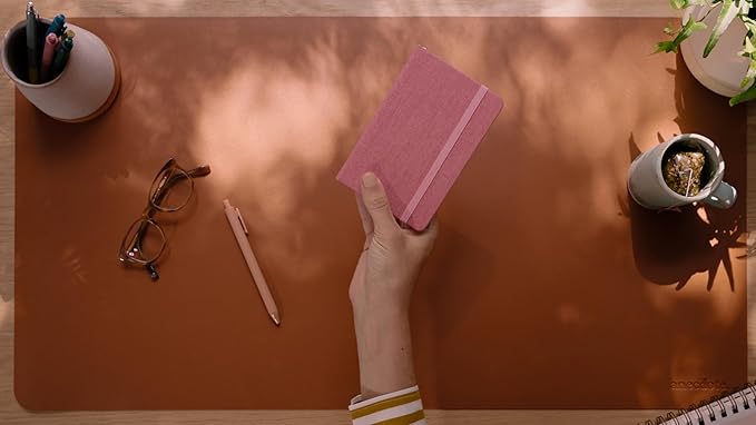 ANECDOTE. Small Journal Notebook for Men & Women, 192 Pages | Thick 80 GSM Lined Paper| Hardcover (5.5"x3.5" Pocket Size) | Daily Journaling Diary for Work, Travel, School & Office Use (Blossom)