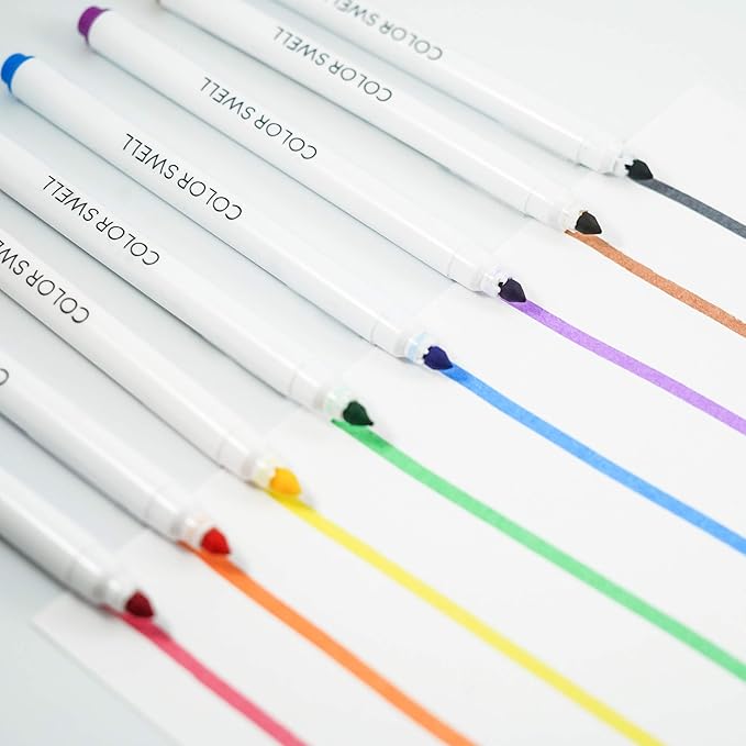 Color Swell Bulk Markers - 18 Packs 8 per Pack (144 Total) - Super Tip Bulk Markers