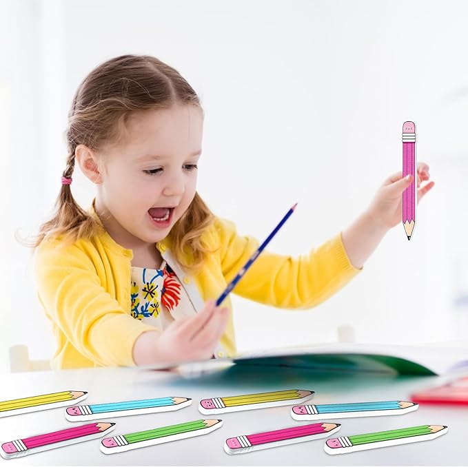 Junkin 32 Pcs Writing Tools Spacers for Writing Handwriting Spacer Tool Classroom Management Tools for Students to Learn Proper Word Spacing (Pencil)