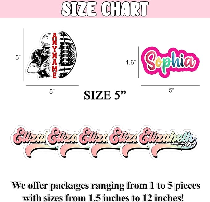 Custom Name Sticker Personalized First and Last Name Colorful Glitter Stickers Waterproof Vinyl Decal for Water Bottles Tumbler Laptop Hard Hat Car Kindle Gifts for Kids Girl Boy
