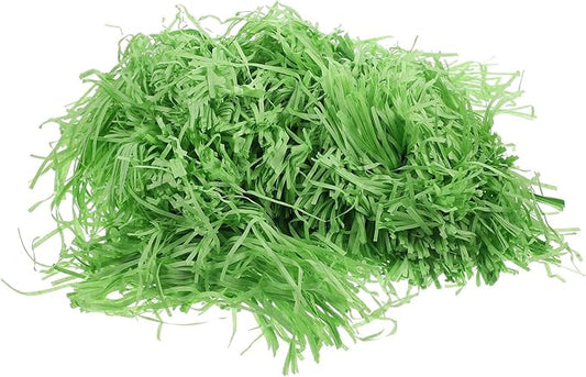 HONMEET Shredded Paper for Box Packaging, 500G Raffia Crinkle Cut Filler Paper, Eco-Friendly Box Stuffing for Birthday, Wedding, and Party Decorations