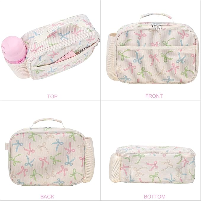 RHCPFOVR Kids Lunch Bag - Insulated Lunch Box for Boys Girls,Washable Lunch Bag and Reusable Toddler Leak-proof Lunchbox for School and Daycare