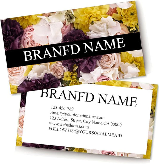 Custom Premium Business Cards 200 Full color Business Cards can Add You need to Customize, Personalized Name Card No Additional Charge Size 3.5" X 2"