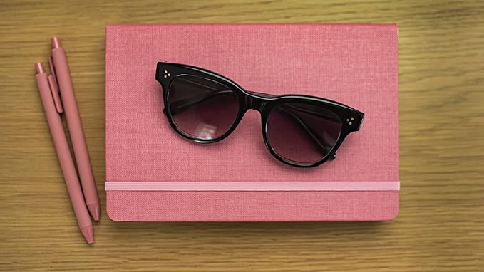 ANECDOTE. Lined Journal Notebook, 192 Pages, A5 size: 8.3" x 5.4", Thick 100 GSM Paper, Ruled, Hardcover. Journal for Women and Men, Perfect Notebook for School, Work and Travel (Blossom)