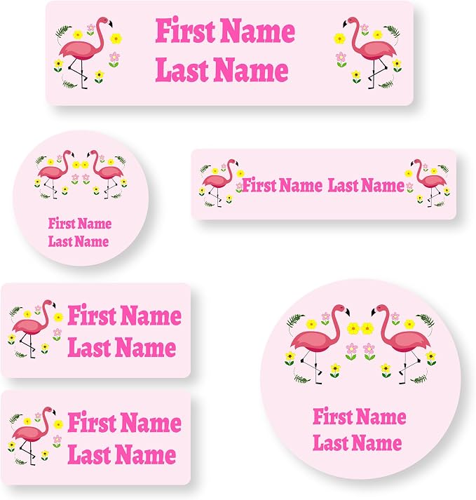 Personalized Daycare Name Labels for Kids (71 Labels) - Custom Durable Waterproof Name Stickers for Clothing Tags, Water Bottles, Lunch Boxes, and School Supplies - Dishwasher, Washer