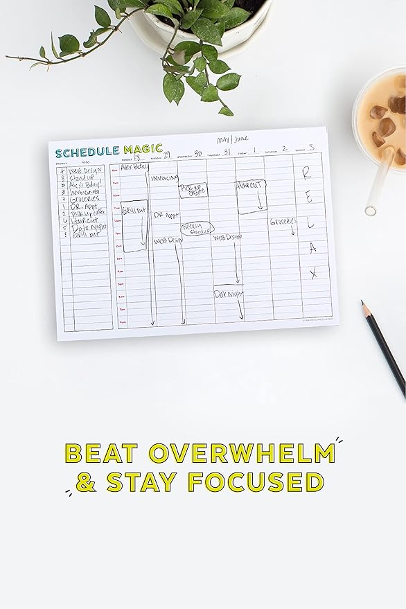 Schedule Magic Time Blocking Planner (Weekly)