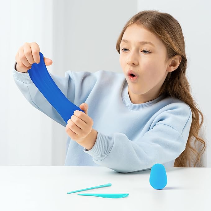 HEY CLAY Bluey & Friends - Air-Drying Clay for Kids - Arts and Crafts Creative Modeling Clay Kit Children Ages 4-8 (Bingo)