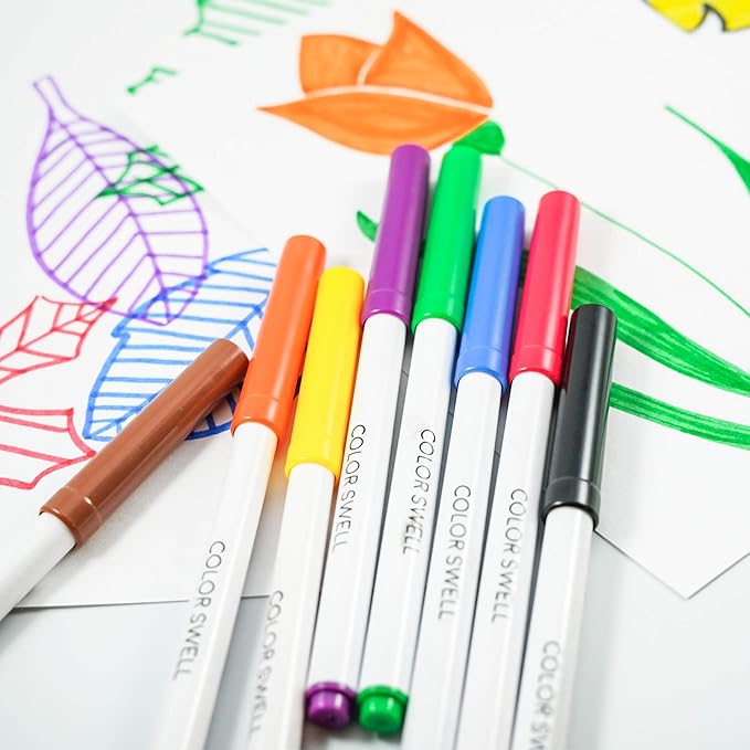 Color Swell Washable Bulk Markers Pack 72 Boxes of 8 Vibrant Colors Each (288 Total) for Parties, Classrooms, Home - Super Tip Bulk Markers
