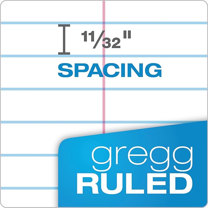Tops Second Nature Spiral Steno Books, Recycled, 6 x 9 Inches, Gregg Rule, Tan Cover, 70 Sheets Per Book (74690) (Pack of 2)