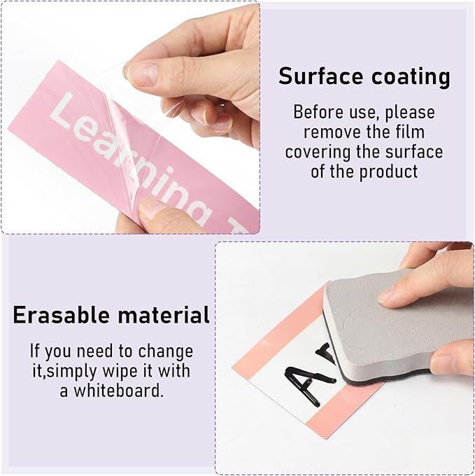 35 Pcs Classroom Schedule Magnetic Daily Schedule Pocket Chart Reusable Dry Erase Course Labels Welcome Back to School Decorations for Bulletin Board Whiteboard
