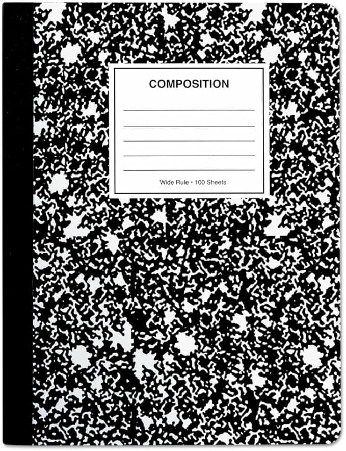 Universal UNV20930 - Composition Book, white